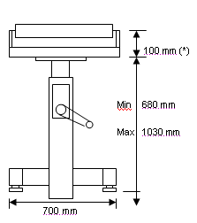 Dimensioni cavalletto